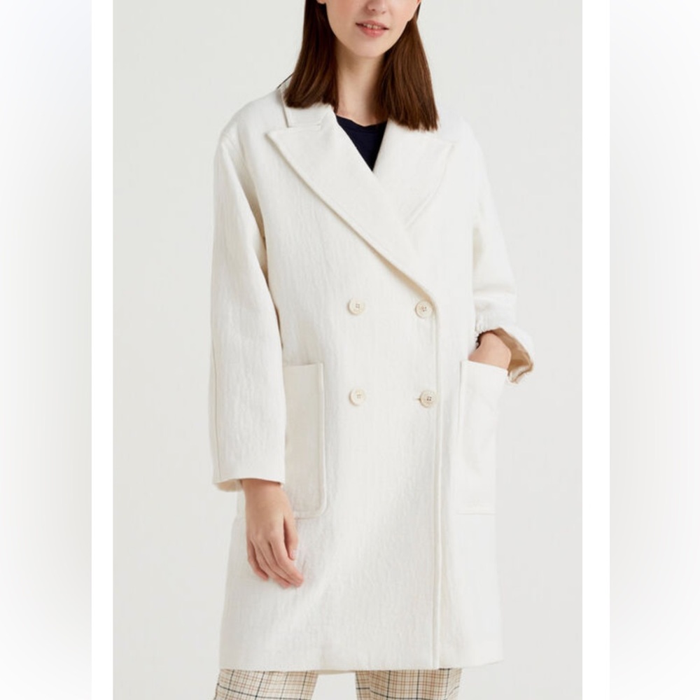 UNITED COLORS OF BENETTON COAT SZ 4US - Picture 11 of 14